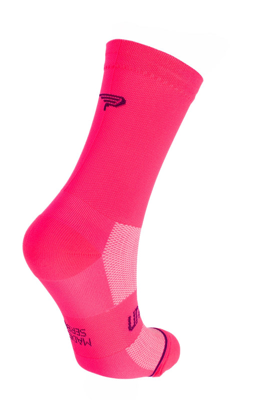 Perun Pure Pink čarape za trčanje neon roze